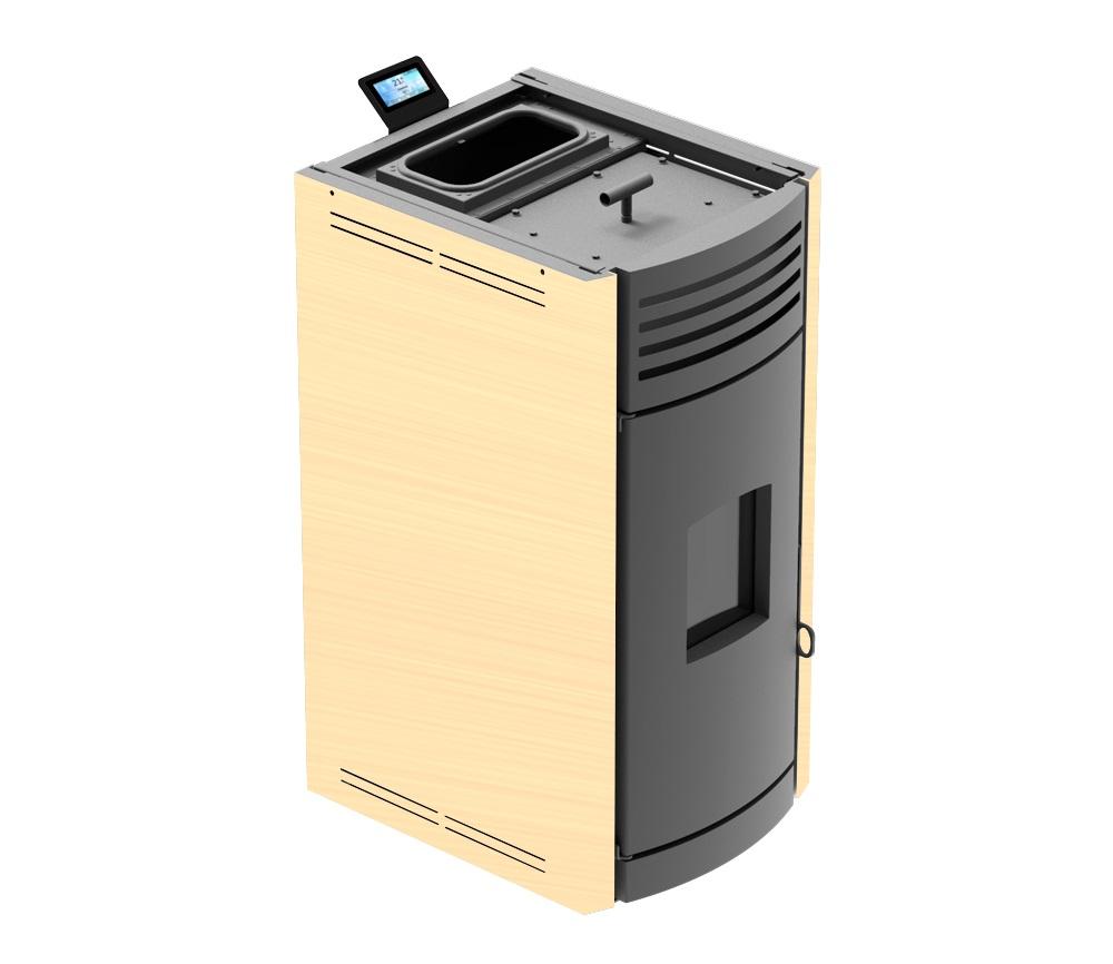 RobinWood Pelletkaminofen wasserführend Enya Aqua Beige 12-30 kW<br>(Variante: 12 kW) RobinWood Pelletkaminofen wasserführend Enya Aqua Beige 12-30 kW<br>(Variante: 12 kW)